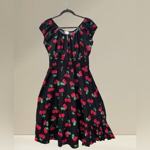 Vintage Sara USA Cherry Dress women’s size XL